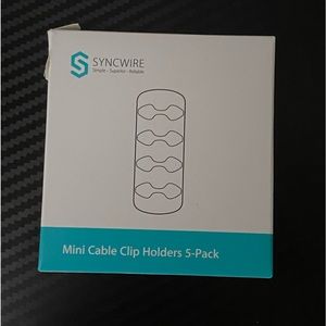 SYNCWIRE
Simple • Superior • Reliable
Mini Cable Clip Holders 5-Pack